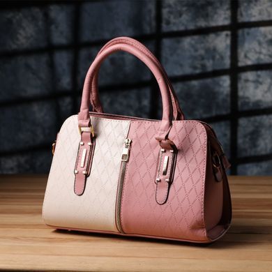 Стильна жіноча сумка на літо з якісної екошкіри Vintage sale_15130 Рожевий