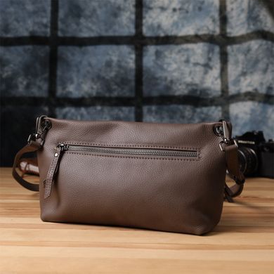 Сумка жіноча на плече з натуральної шкіри Vintage 23006 Коричневий