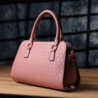 Стильна жіноча сумка на літо з якісної екошкіри Vintage sale_15130 Рожевий