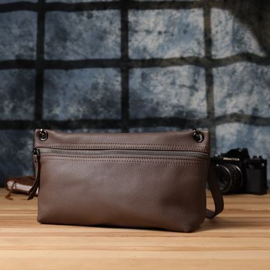 Сумка жіноча на плече з натуральної шкіри Vintage 23006 Коричневий