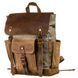 Удобный рюкзак с карманами canvas Vintage 20111 Серый
