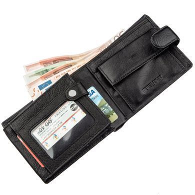 Мужской универсальный кошелек ST Leather 18836 Черный