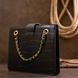 Сумка из кожзаменителя с тиснением Vintage sale_14943 Черная
