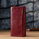 Кожаный женский кошелек-клатч с отделением под телефон ST Leather 23102 Бордовый