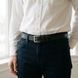 Практичный ремень из натуральной кожи быка Tony Perotti 21079_1 (20 nero) Черный