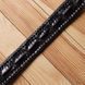 Ремінь-автомат CROCODILE LEATHER 18010 з натуральної шкіри крокодила Чорний
