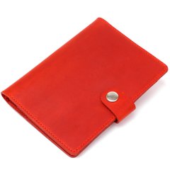 Стильный матовый кожаный тревел-кейс Shvigel 16519 Красный