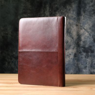 Папка с блокнотом из гладкой натуральной кожи Tony Perotti 20849_1 (1278L moro) Коричневая