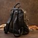 Рюкзак жіночий міський в гладку шкіру Vintage 20398 Чорний