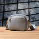 Сумка жіноча на кожен день з натуральної шкіри Vintage 22902 Сіро-блакитний