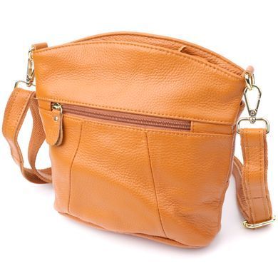 Невелика жіноча сумка з натуральної шкіри sale_15124 Vintage Рудий