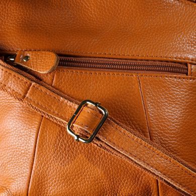 Невелика жіноча сумка з натуральної шкіри sale_15124 Vintage Рудий