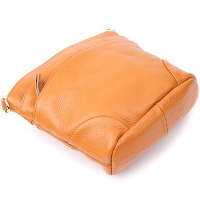 Невелика жіноча сумка з натуральної шкіри sale_15124 Vintage Рудий