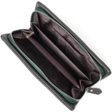 Стильний гаманець для жінок з відділенням під телефон ST Leather 23103 Зелений