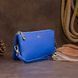 Вместительный клатч из двух частей женский ST Leather 19252 Синий