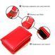 Жіноче портмоне в три складення з натуральної шкіри Tony Bellucci 22023 Червоний