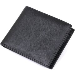 Шкіряний чоловічий гаманець Vintage 20475 Чорний