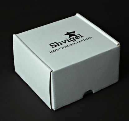 Чоловічий ремінь SHVIGEL 10084 шкіряний чорний