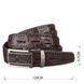 Ремень-автомат CROCODILE LEATHER 18171 из натуральной кожи крокодила Коричневый