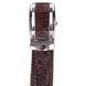 Ремень-автомат CROCODILE LEATHER 18171 из натуральной кожи крокодила Коричневый
