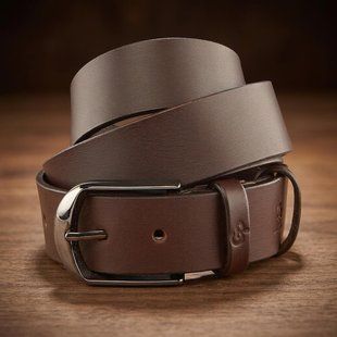 Ремінь чоловічий GRANDE PELLE 00245 під штани Коричневий