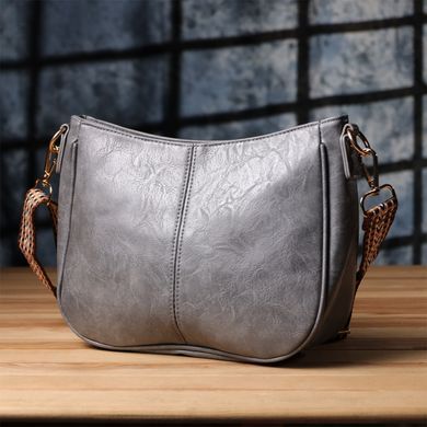 Жіноча зручна сумка з екошкіри Vintage sale_15134 Сірий