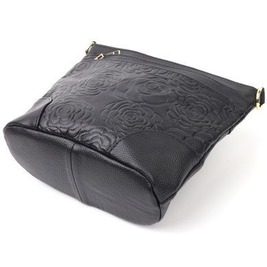 Красивая женская сумка на плечо Vintage sale_15002 кожаная Черный