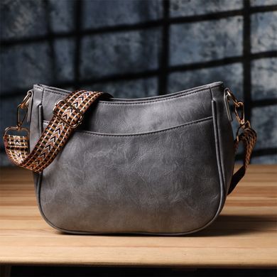 Жіноча зручна сумка з екошкіри Vintage sale_15134 Сірий