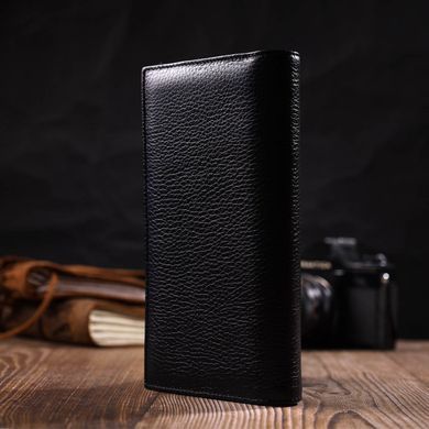Практичный женский клатч с блоком для кредитных карт из натуральной кожи Tony Bellucci 22033 Черный