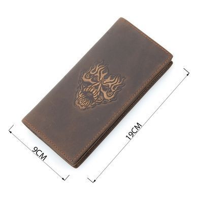 Бумажник мужской Vintage 14384 в винтажном стиле Коричневый