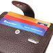 Компактний гаманець для чоловіків з натуральної зернистої шкіри CANPELLINI 21686 Коричневий