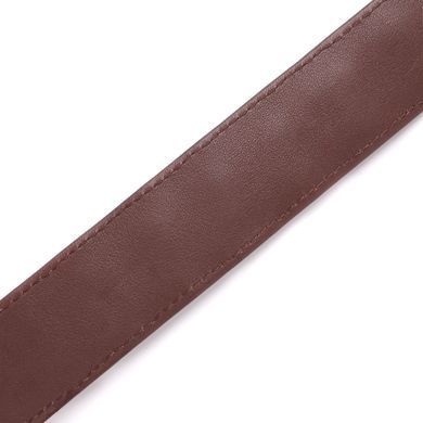 Ремень-автомат CROCODILE LEATHER 18235 из натуральной кожи крокодила (каймана) Коричневый