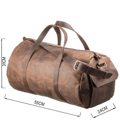 Сумка дорожня Grande Pelle 11045 Коричнева