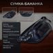 Мужская поясная сумка-бананка Tony Perotti Italico 8018 nero (90623) Черная