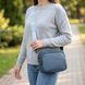 Интересная женская сумка кросс-боди из натуральной кожи Vintage 22297 Синяя