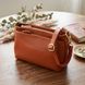 Женская сумка из натуральной кожи с формоустойчивым дном Vintage 22983 Коричневый