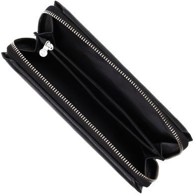 Гаманець клатч унісекс з натуральної шкіри для карток та купюр ST Leather 19432 Чорний