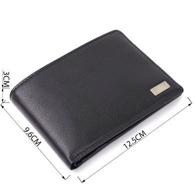 Мужской кошелек без застежки из натуральной кожи Tony Perotti 20843_1 (534+rfid nero) Черный