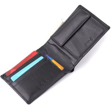 Мужской кошелек без застежки из натуральной кожи Tony Perotti 20843_1 (534+rfid nero) Черный