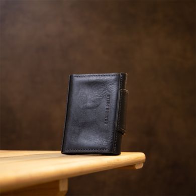 Кожаная визитница унисекс GRANDE PELLE&nbsp;11338 Темно-синий