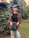 Невелика жіноча сумка з двома ремінцями з натуральної шкіри Vintage 23014 Чорний