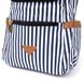 Рюкзак текстильний жіночий в смужку Vintage 20668 Білий