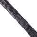 Ремень-автомат CROCODILE LEATHER 18236 из натуральной кожи крокодила (каймана) Черный