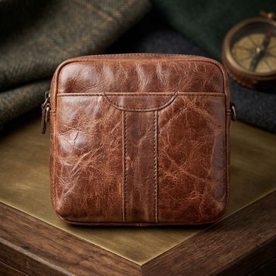 Сумка мужская Vintage 14724 Коричневая