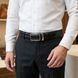 Ремень-автомат CROCODILE LEATHER 18239 из натуральной кожи крокодила Черный
