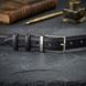 Ремінь брючний двосторонній чоловічий Grande Pelle 11156 Синій і Чорний
