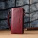 Шкіряний гаманець на три відділення ST Leather 23108 Бордовий