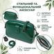 Сумка-клатч в оригінальному дизайні з натуральної шкіри 22101 Vintage Зелена