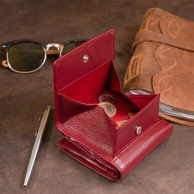 Компактний гаманець жіночий ST Leather 19257 Бордовий