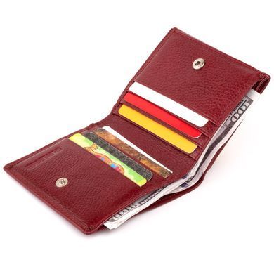 Компактний гаманець жіночий ST Leather 19257 Бордовий